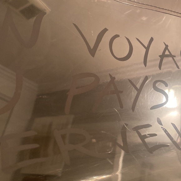 Authentic Hermes Clear Kelly Tote - Picture 15 of 16